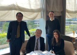 聯達行黃齊元董事長與Eco Wave Power CEO Inna Braverman